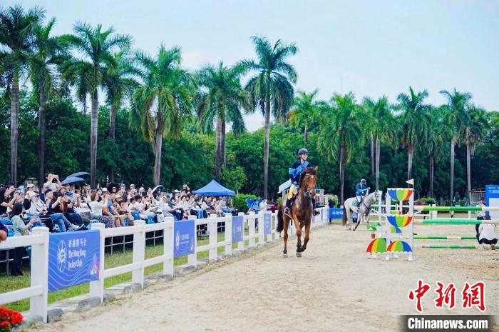 广东省马术联赛总决赛开赛 550对人马组合角逐盛