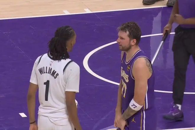 湖人惨败43分 东契奇重伤或赛季报销